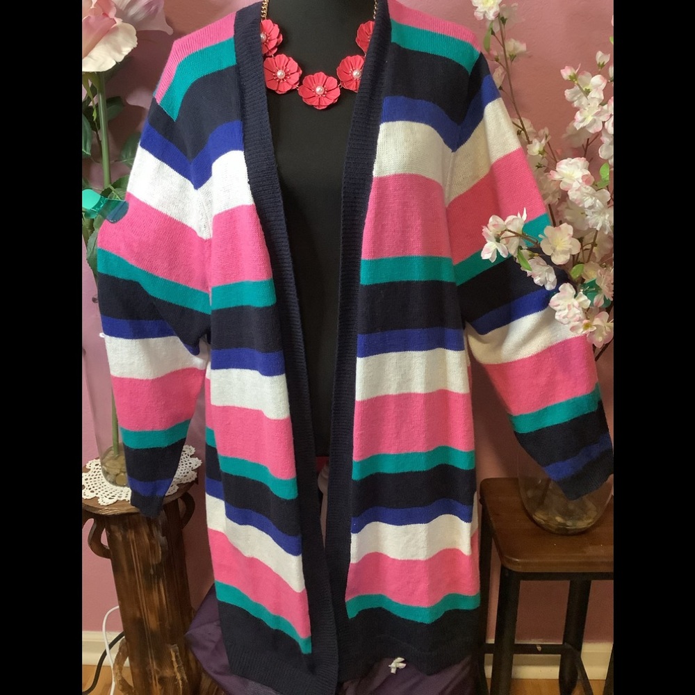 LOWEST🌺 NWT LANE BRYANT Sz 14/16 WOOL BLEND MULTI-COLOR SWEATER - Picture 5 of 14